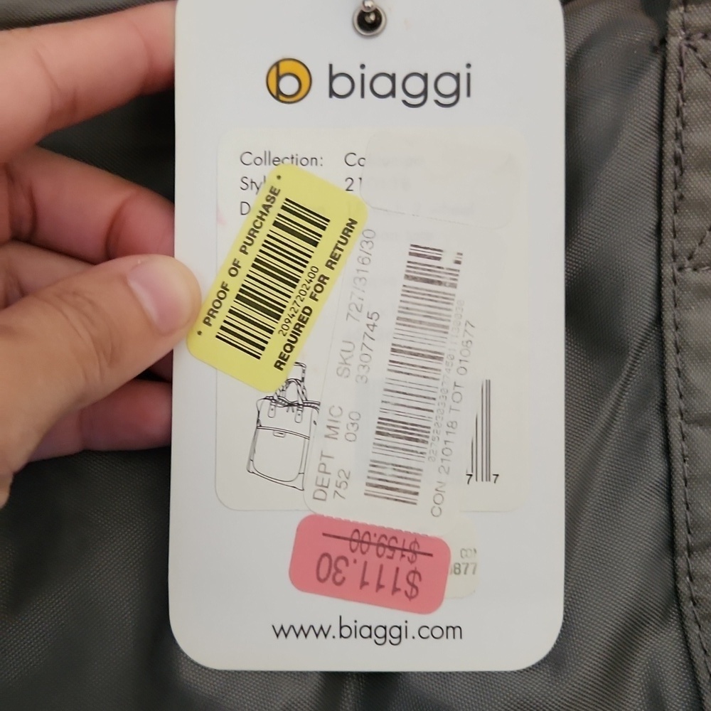 Biaggi Foldable Travel Bag - Picture 6 of 6